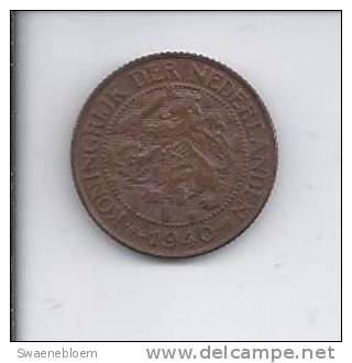 NL.- Munten - Nederland - 1 Cent Van 1940 - Koningrijk Der Nederlanden. Netherlands - Coins. Pay-Bas. Hollande. 2 Scans - 1 Centavos