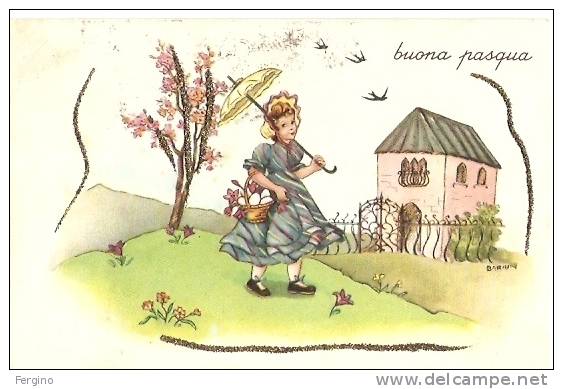 2177/A - ILLUSTRATORE BARNINI - Buona Pasqua - Adolf 'Jodolfi'