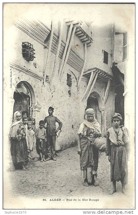 AFRIQUE DU NORD - ALGERIE - ALGER - Rue De La Mer Rouge - Enfants