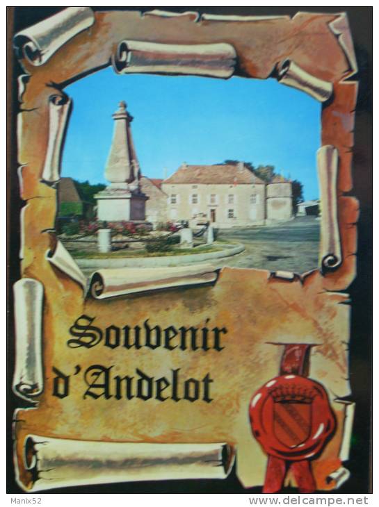 52 - ANDELOT - Souvenir D´ Andelot - La Place. - Andelot Blancheville