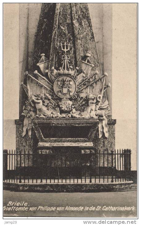 Nederland/Holland, Brielle, Graftombe Van Phillippe Van Almonde, St. Catharinakerk, Ca. 1925 - Brielle