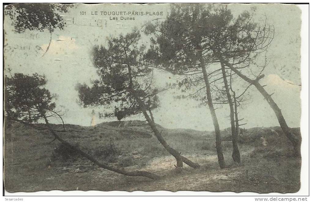 LE TOUQUET-PARIS-PLAGE, LES DUNES, 2 SCANS - Le Touquet