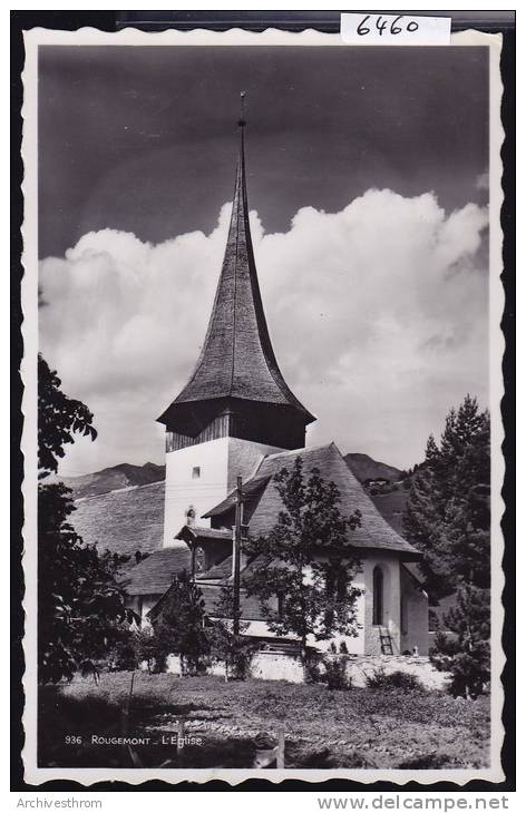 Rougemont - L'église Vers 1953 (6460) - Rougemont