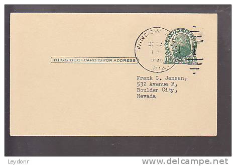 Postal Card - Thomas Jefferson - UX27 - 1921-40