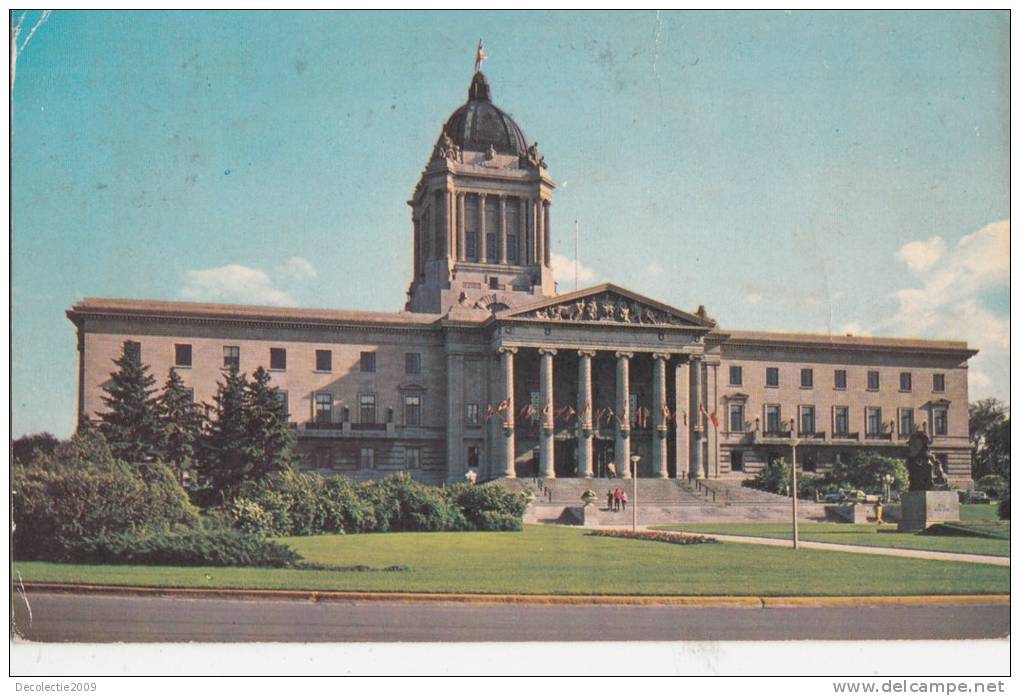 ZS9006 Winnipeg Manitoba Legislative Building Used Perfect Shape - Winnipeg