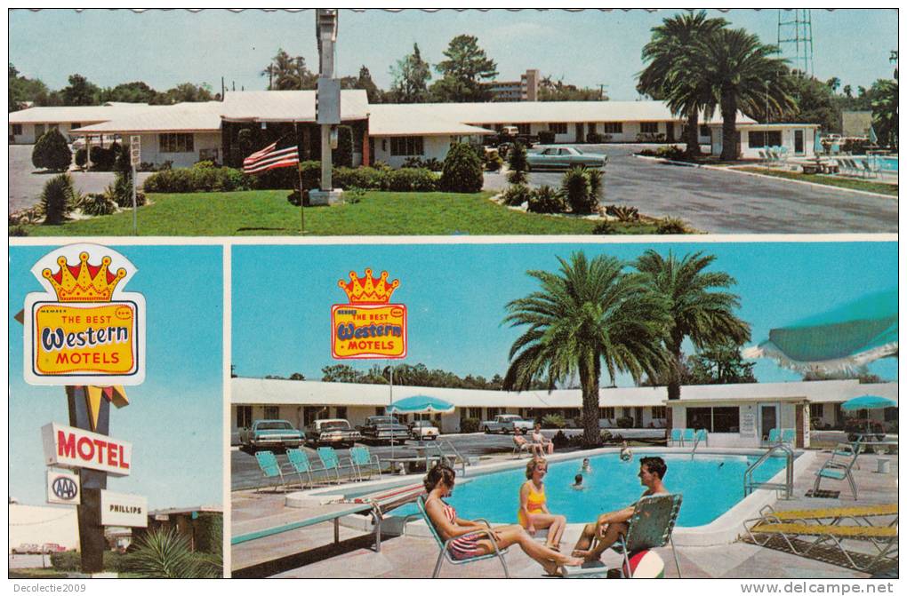 ZS9162 Phillips Motor Inn Heart Of Clearwater Not Used Perfect Shape - Clearwater