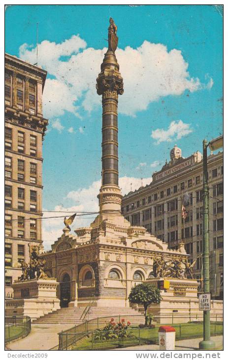 ZS9174 Soldiers & Sailors Monument Cleveland Ohio Used Perfect Shape - Cleveland