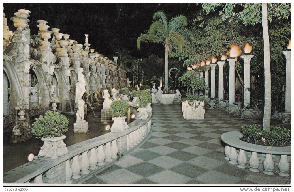 ZS9164 A Night Scene Of The North Garden Clearwater Flo Used Good Shape - Clearwater