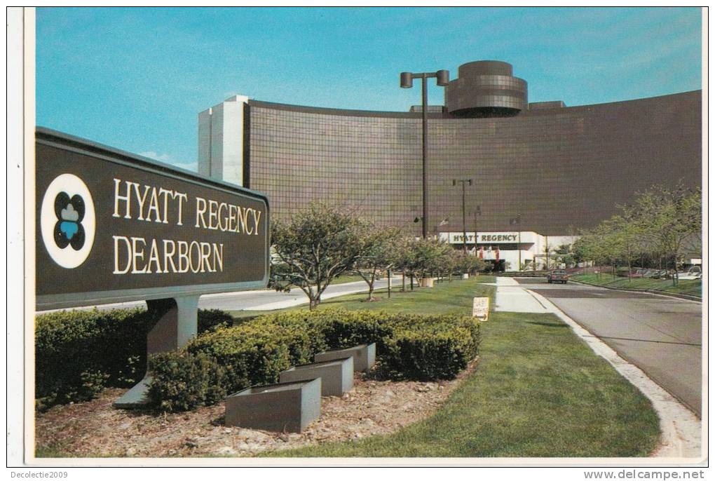 ZS9193 Hyatt Regency Dearborn Michigan Not Used Perfect Shape - Dearborn