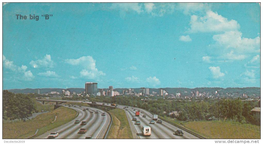 ZS9080 Birmingham Panoramic View Interstate 59 West Used Perfect Shape - Autres & Non Classés