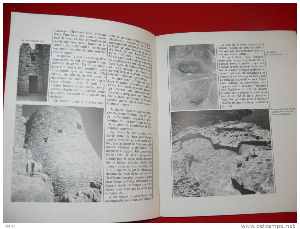 ILE D YEU LE CHATEAU LA RESTAURATION PHOTOS ET DESSINS A  EDIT GALLIMARD VOILES  EN 1980