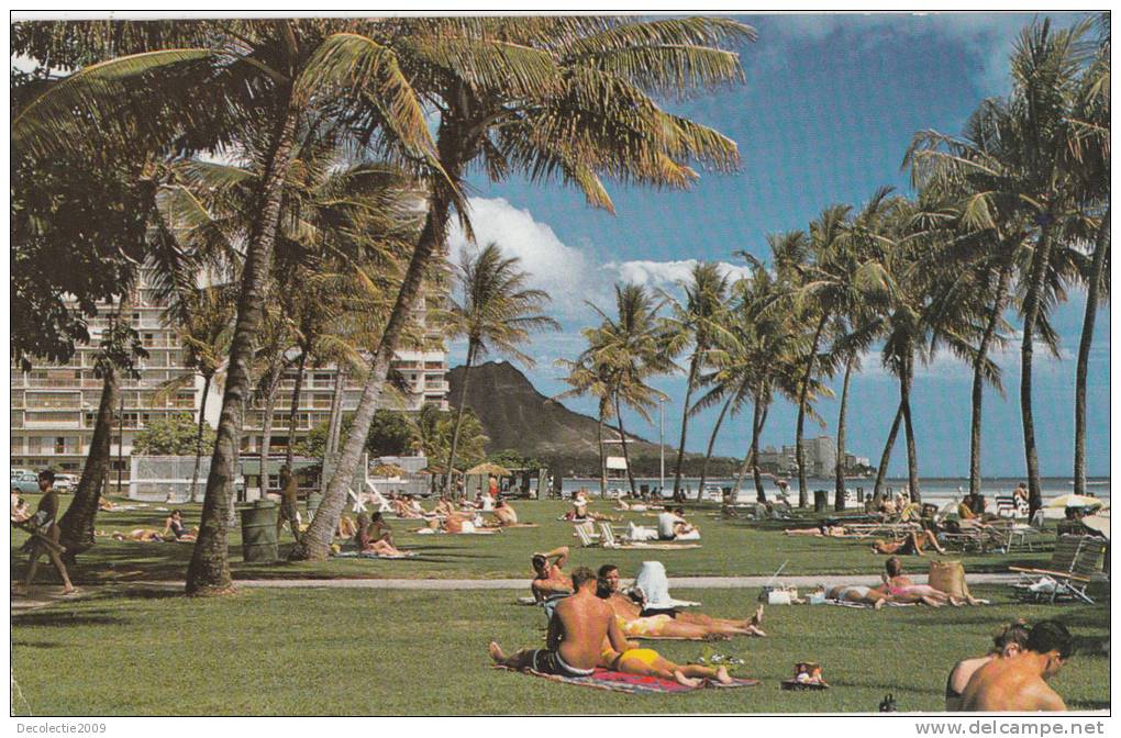 ZS9284 Fort De Russy At Waikiki Beach Hawaii Used Good Shape - Autres & Non Classés