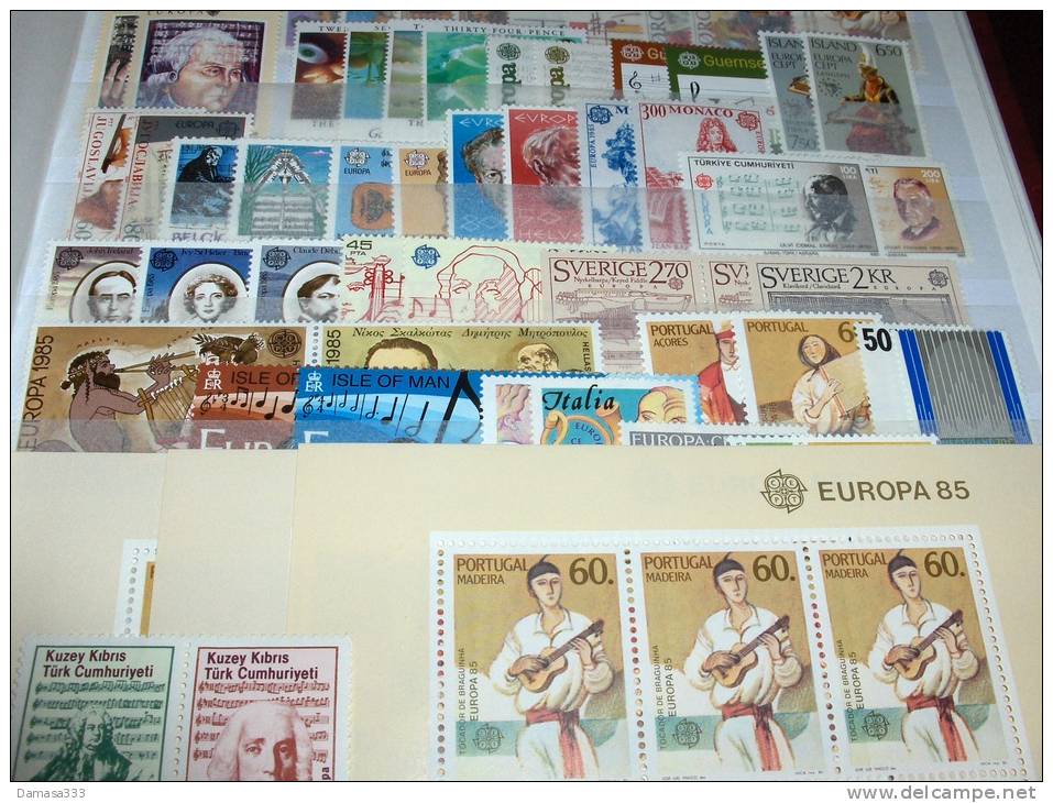 EUROPA CEPT ANNO 1985 Completo 74 Valori + 4 BF - 1985