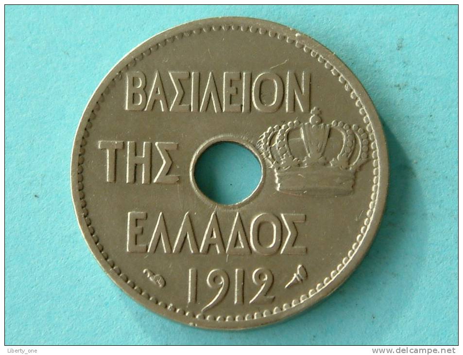 1912 - 10 LEPTA / KM 63 ( Uncleaned Coin / For Grade, Please See Photo ) !! - Grecia