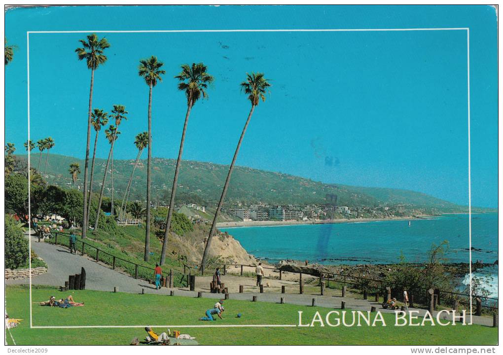 ZS9330 Santa Ana Laguna Beach And Coastline Used Perfect Shape - Santa Ana