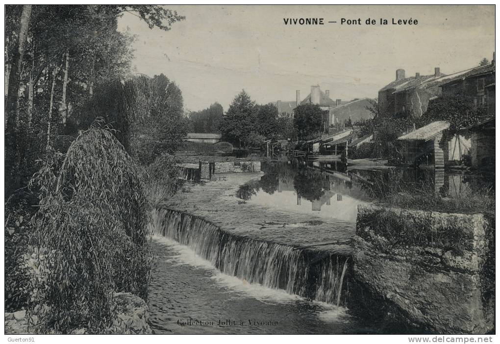 CPA  (86)  VIVONNE  /  Pont De La Levée  - - Vivonne