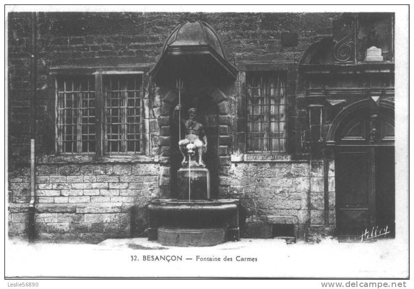 BESANCON     *** Fontaine Des Carmes *** - Besancon