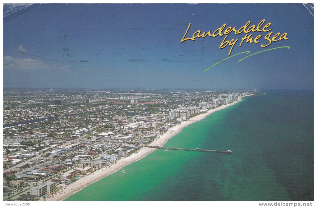 ZS9342 Lauderdale By The Sea Aerial View Used Perfect Shape - Miami