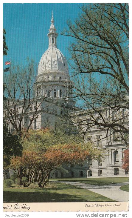 ZS9343 Lansing The State Capital Building Not Used Perfect Shape - Lansing