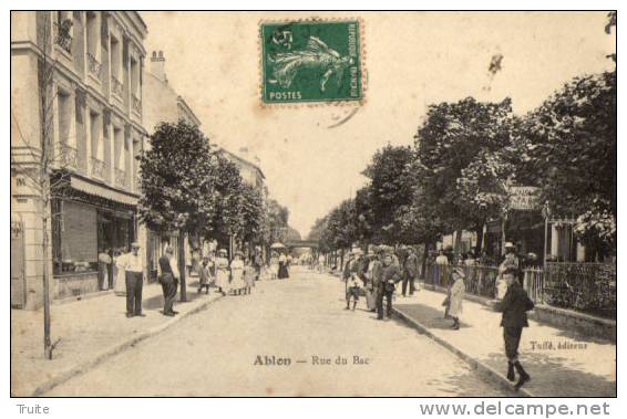 ABLON SUR SEINE RUE DU BAC TRES ANIMEE - Ablon Sur Seine