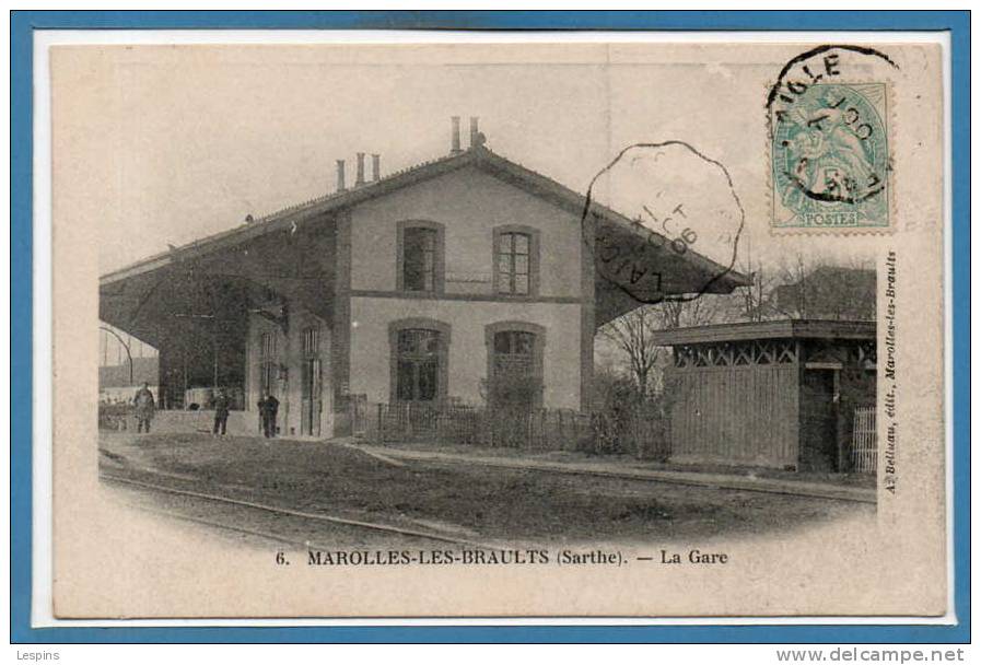 72 - MAROLLES Les BRAULTS -- La Gare - Marolles-les-Braults