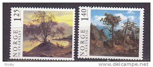 Q8078 - NORWAY NORVEGE Yv N°688/89 ** Peintures - Unused Stamps