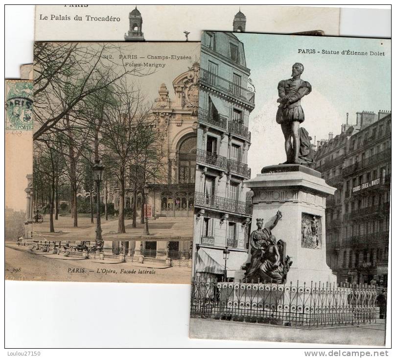 PARIS - LOT DE 7 CARTES - Autres & Non Classés