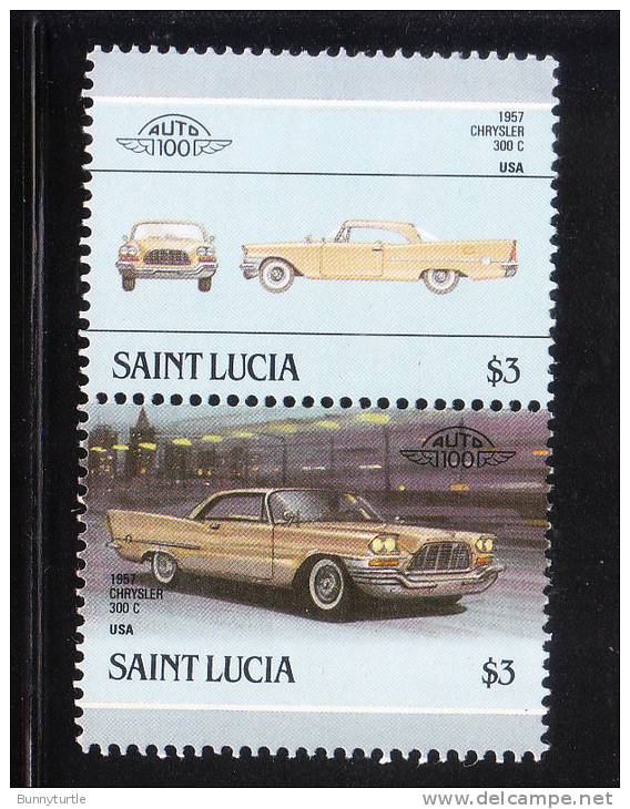 St Lucia 1986 Automobile Car $3 MNH - St.Lucia (1979-...)