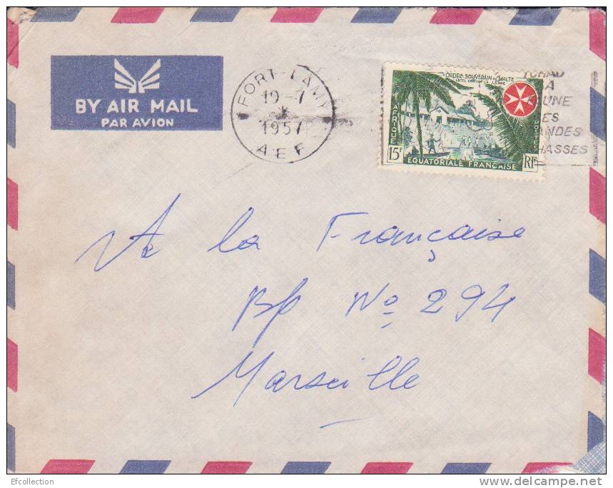 FORT LAMY - TCHAD - Colonies Francaises - Lettre - Marcophilie - Briefe U. Dokumente