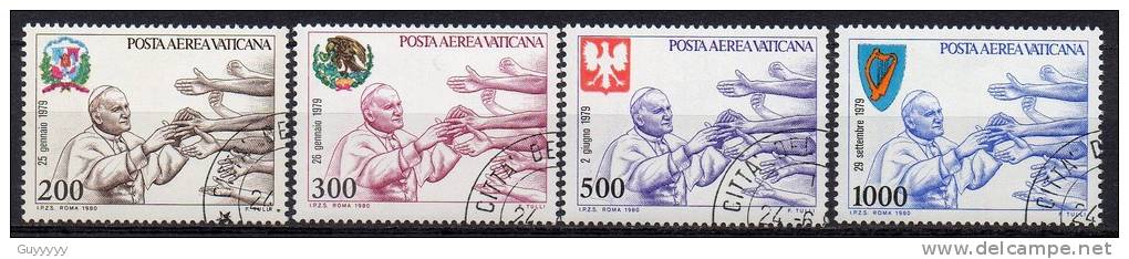 Vatican - Poste Aérienne - 1980 - Yvert N° 66 à 72 - Airmail