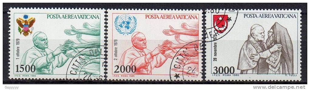 Vatican - Poste Aérienne - 1980 - Yvert N° 66 à 72 - Airmail