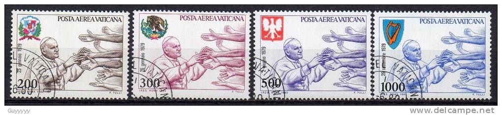 Vatican - Poste Aérienne - 1980 - Yvert N° 66 à 72 - Luftpost