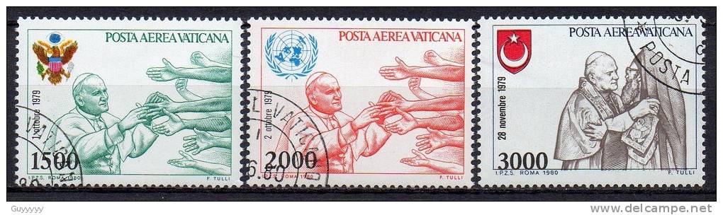 Vatican - Poste Aérienne - 1980 - Yvert N° 66 à 72 - Luftpost