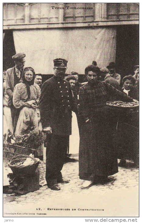 France-Toulousse, Revendeuses En Contravention, Réédition Cecodi - Shopkeepers