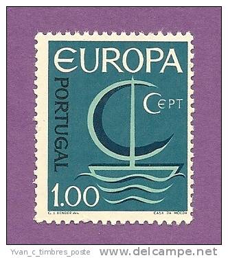 PORTUGAL TIMBRE N° 993 NEUF SANS CHARNIERE EUROPA 1966 - Neufs