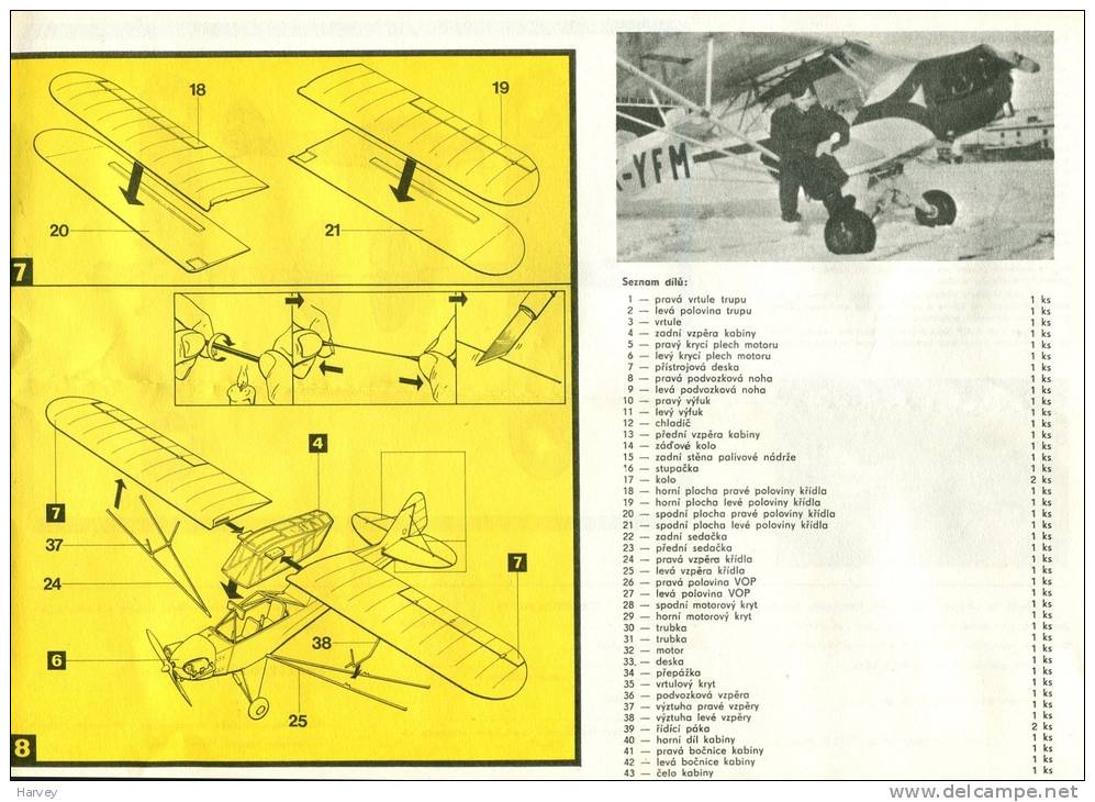 Smer 1/50e Piper L4 Cub - Vliegtuigen