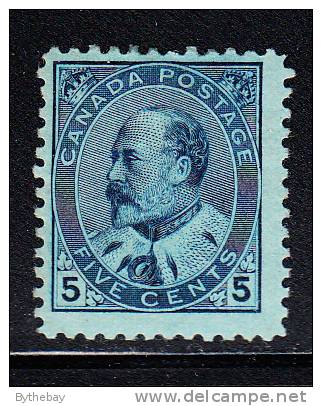 Canada MH Scott #91 5c Edward VII - Unused Stamps