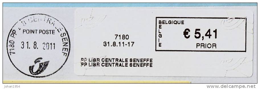 Blaster (nieuw Ingedrukt Logo BPost) - PP LIBR CENTRALE SENEFFE Op Aanget. Zending - Autres & Non Classés