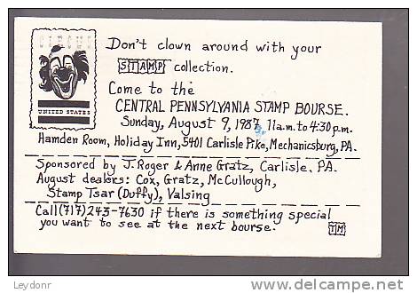 Postal Card - George Wythe - Central Pennsylvania Stamp Bourse - 1981-00