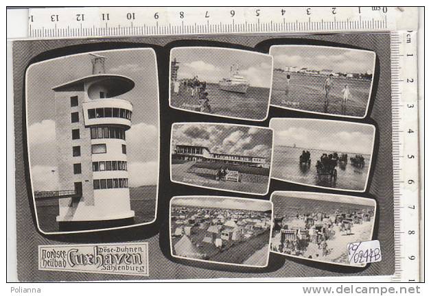 PO0247B# GERMANIA - GERMANY - CUXHAVEN - FARO - ALTE LIEBE - DUHNEN - WATTENFAHRT - SAHLENBURG  VG 1964 - Cuxhaven