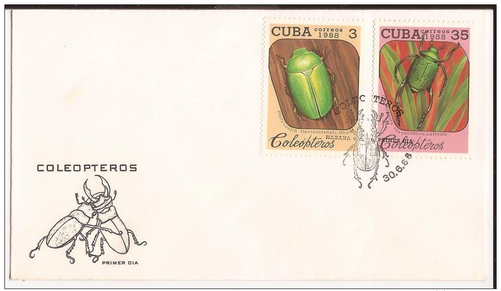 2 X Insect  Stamps On Cover - Sonstige & Ohne Zuordnung