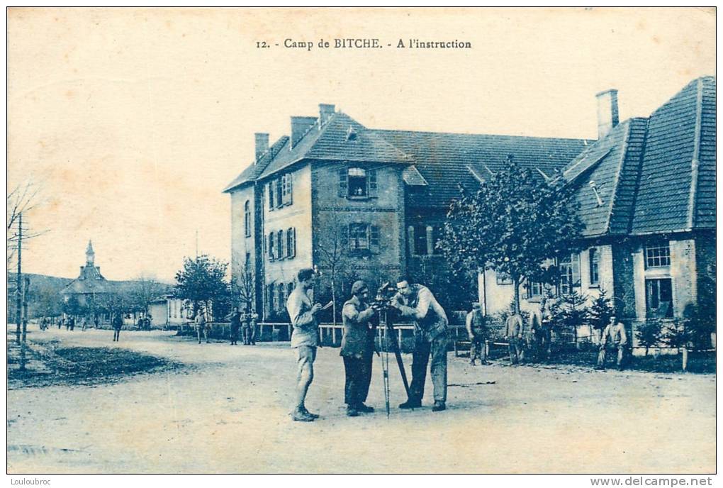 57 CAMP DE BITCHE A L'INSTRUCTION - Bitche