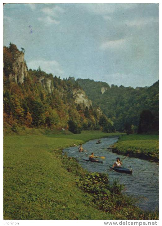 Germany-Postkarte 1963- Im Tal Der Wiesent(Frankische Schwiez)-Deutsches Wandern - Movimiento Scout