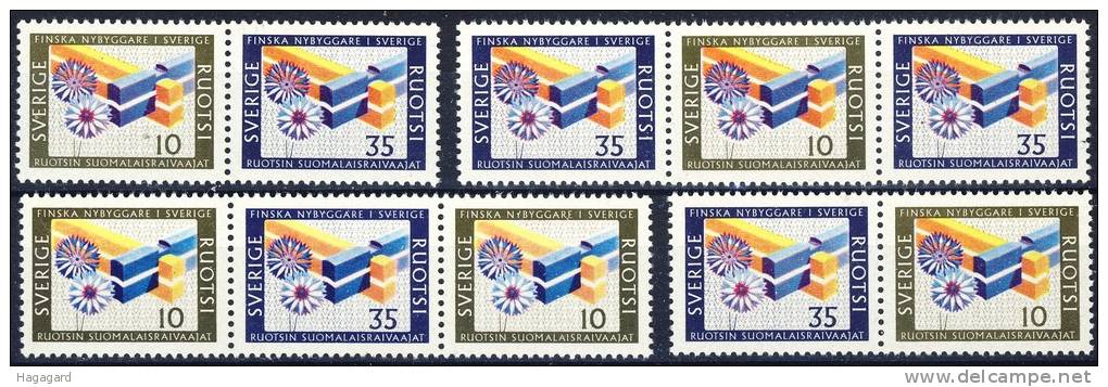 ##A561. Sweden 1967. Combinations. Michel 584-85. MNH(**) - Neufs