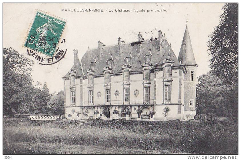 Cpa  94 Val De Marne Marolles En Brie Le Chateau - Marolles En Brie