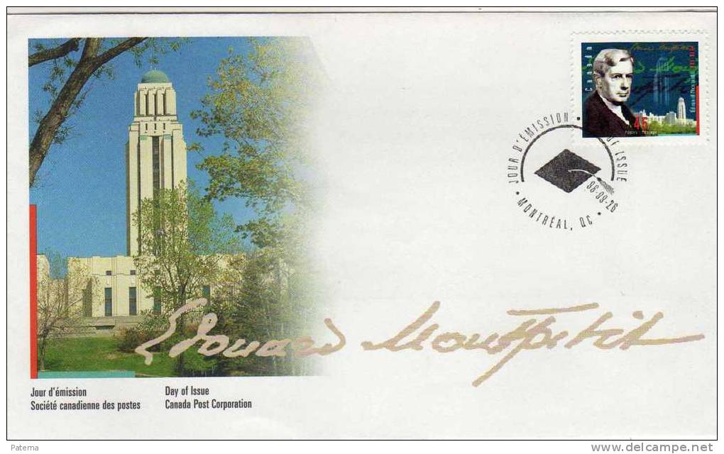 FDC,MONTREAL, 1996 , Canada, Edouard Montpetit - Storia Postale