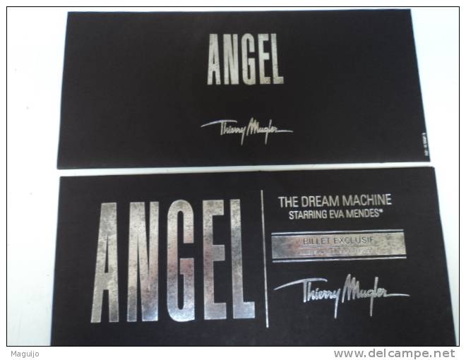 MUGLER " THE DREAM MACHINE"POCHETTE + 4 CARTES  LIRE !!! - Mignon Di Profumo Donna (senza Box)