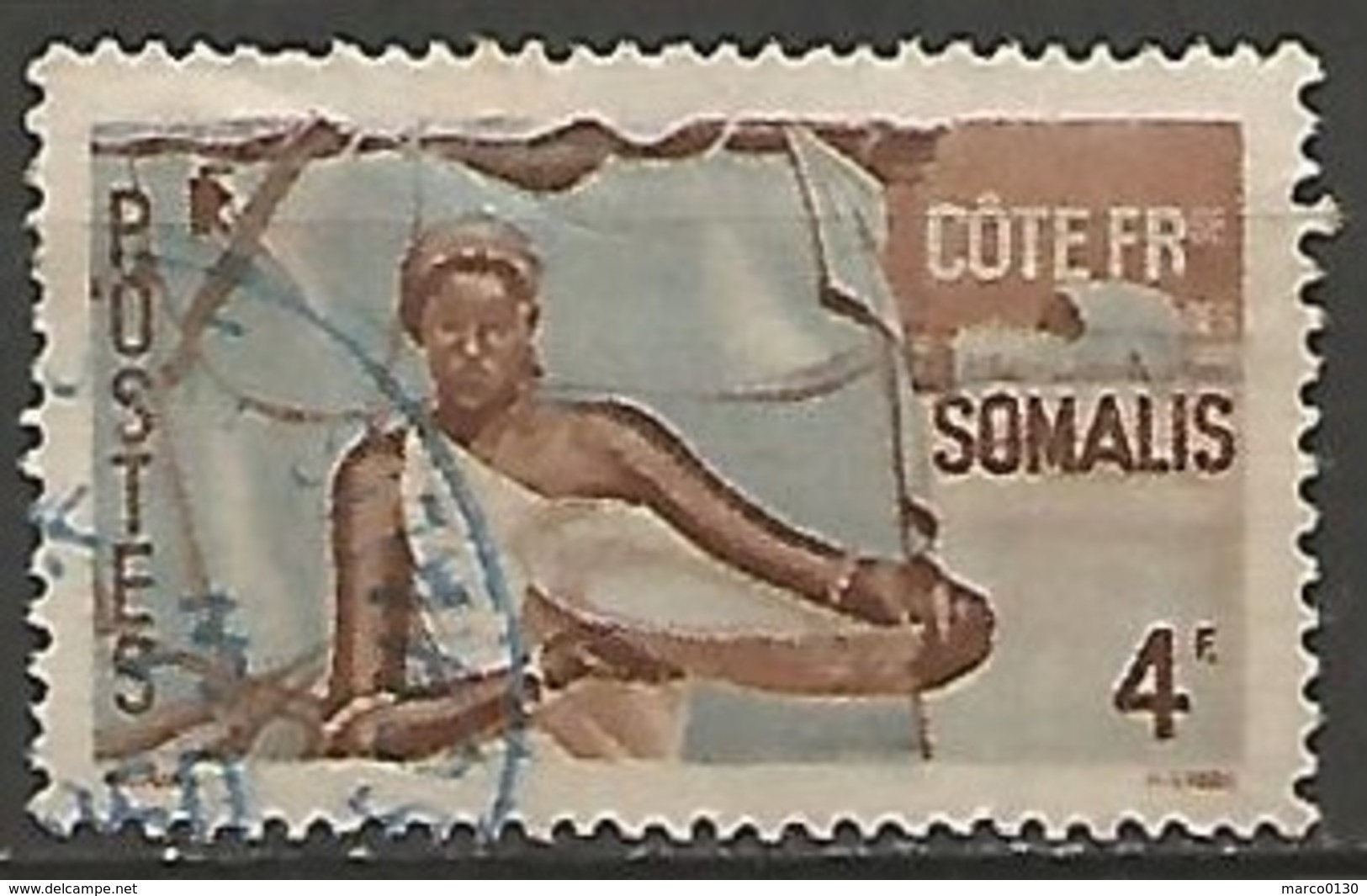 COTE DES SOMALIS N° 276 OBLITERE - Oblitérés