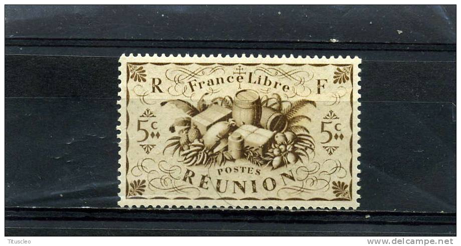 REUNION 233* 5c Sépia Série De Londres - Unused Stamps