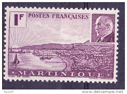 MARTINIQUE N°189 Neuf Charniere Ou Adhérences - Unused Stamps
